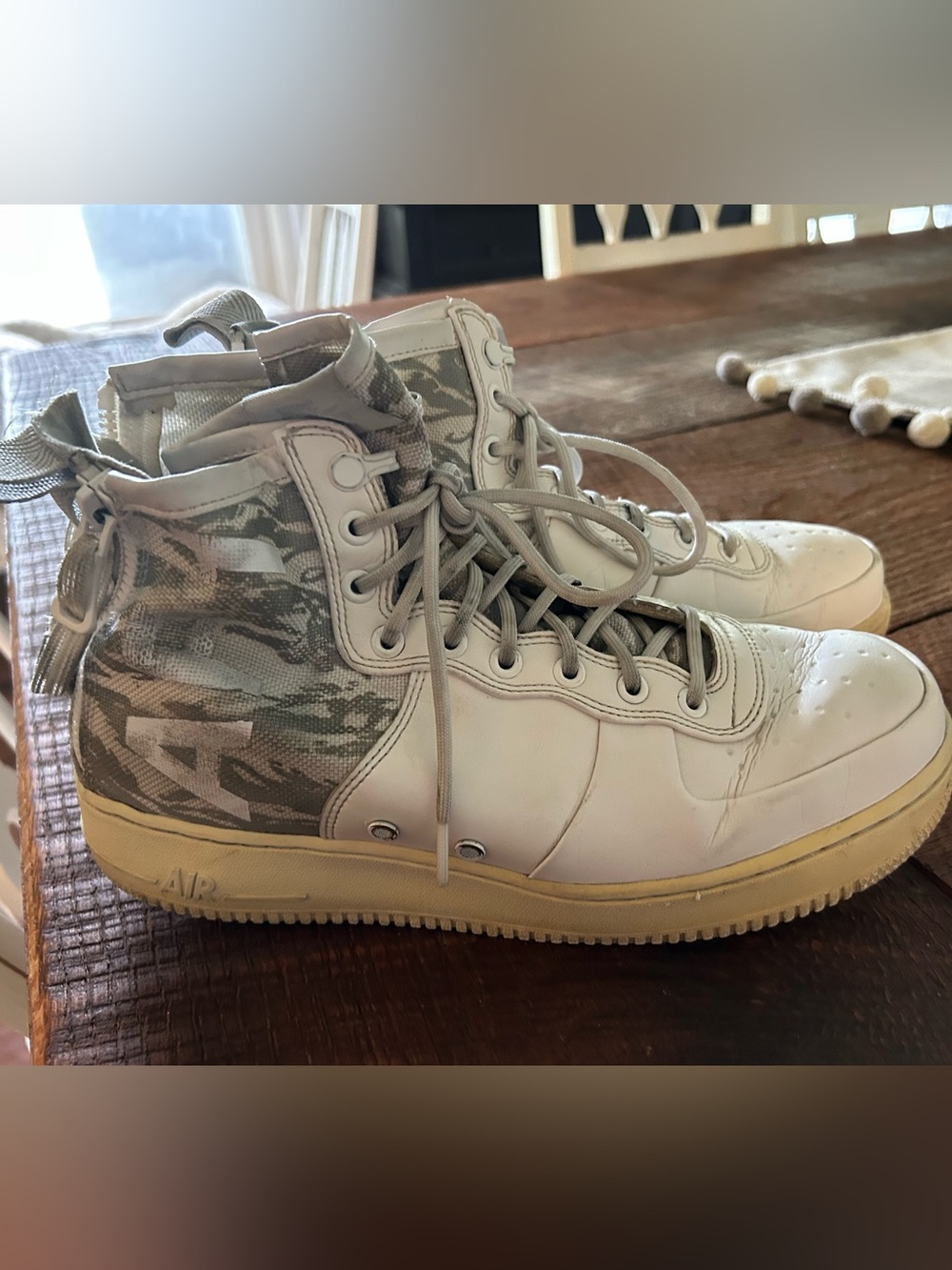 Nike SF AF1 Mid Premium Urban Soldier White Camo Men's 100 RARE